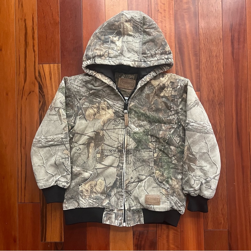 Boys Carhartt-Like Camo Jacket By Schmidt Workwear